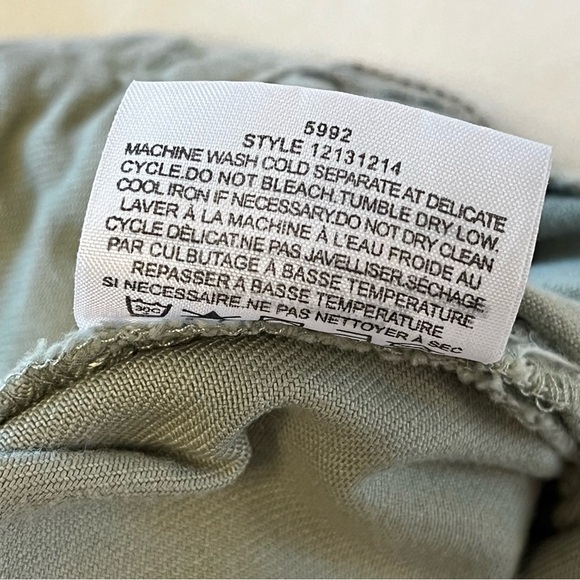 Tory Burch Alexa Cropped Skinny Jeans in Green Size 26 - Picture 14 of 16